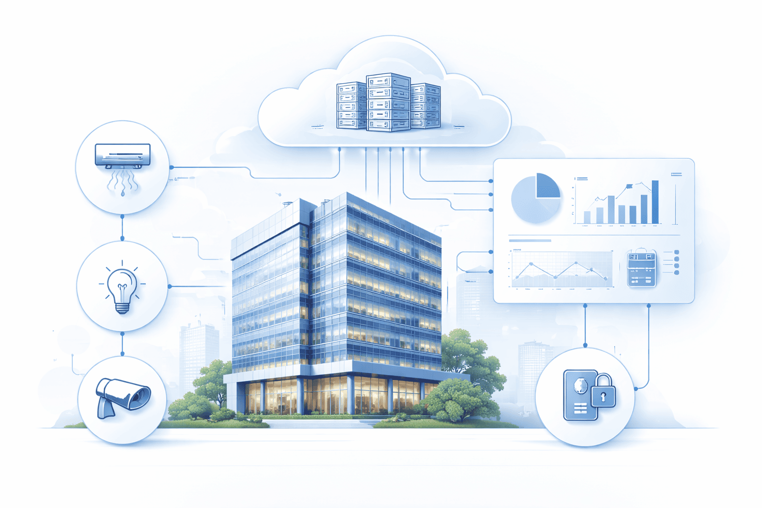 Remote Building Management Services in Sydney with smart building technology and digital monitoring system