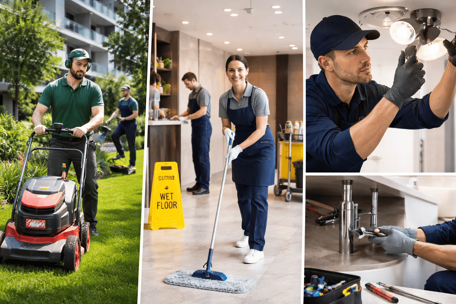 property services landscaping cleaning repair estate management Sydney