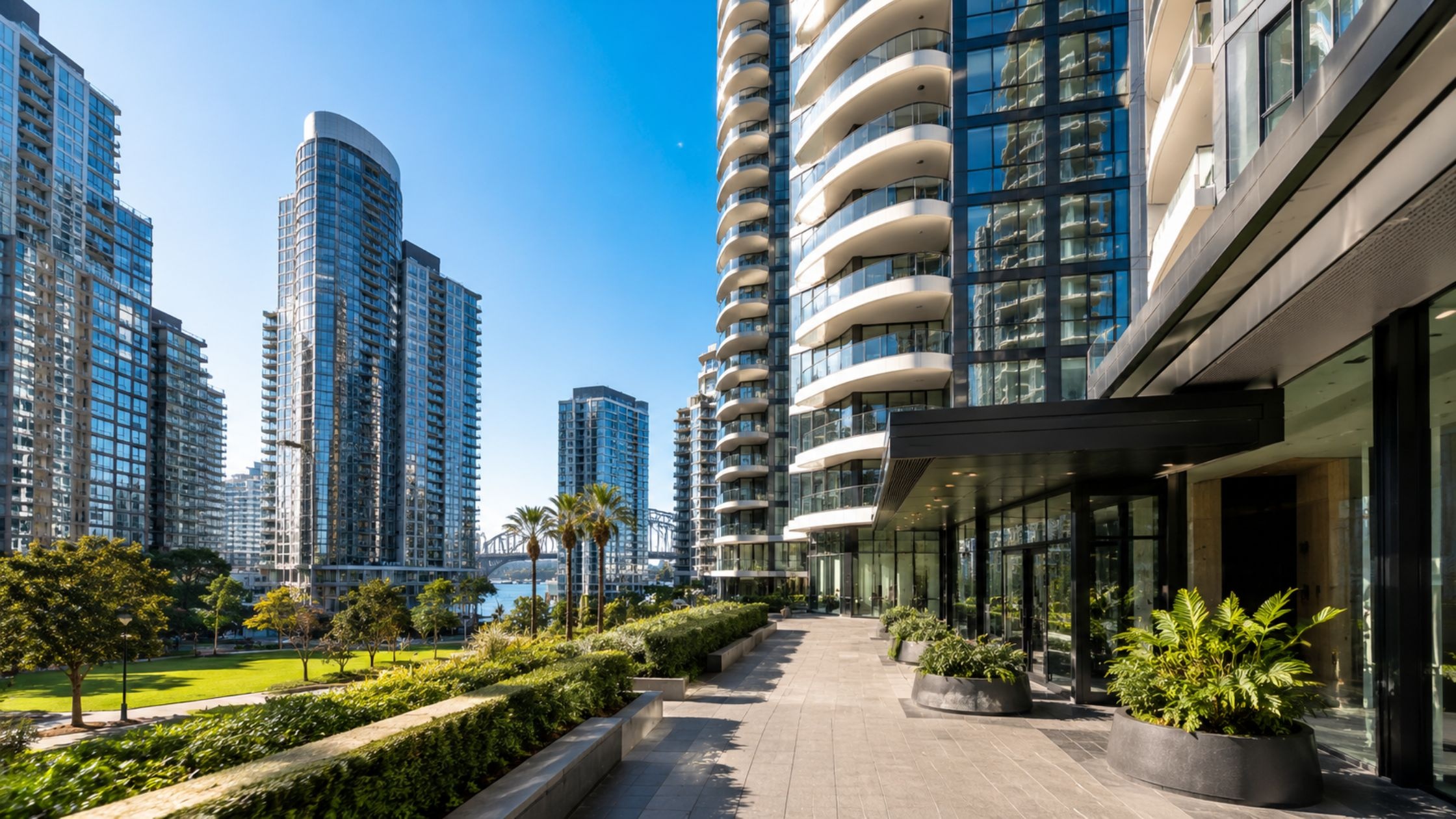 Premium high-rise residential buildings in Sydney professionally maintained by facilities management experts.